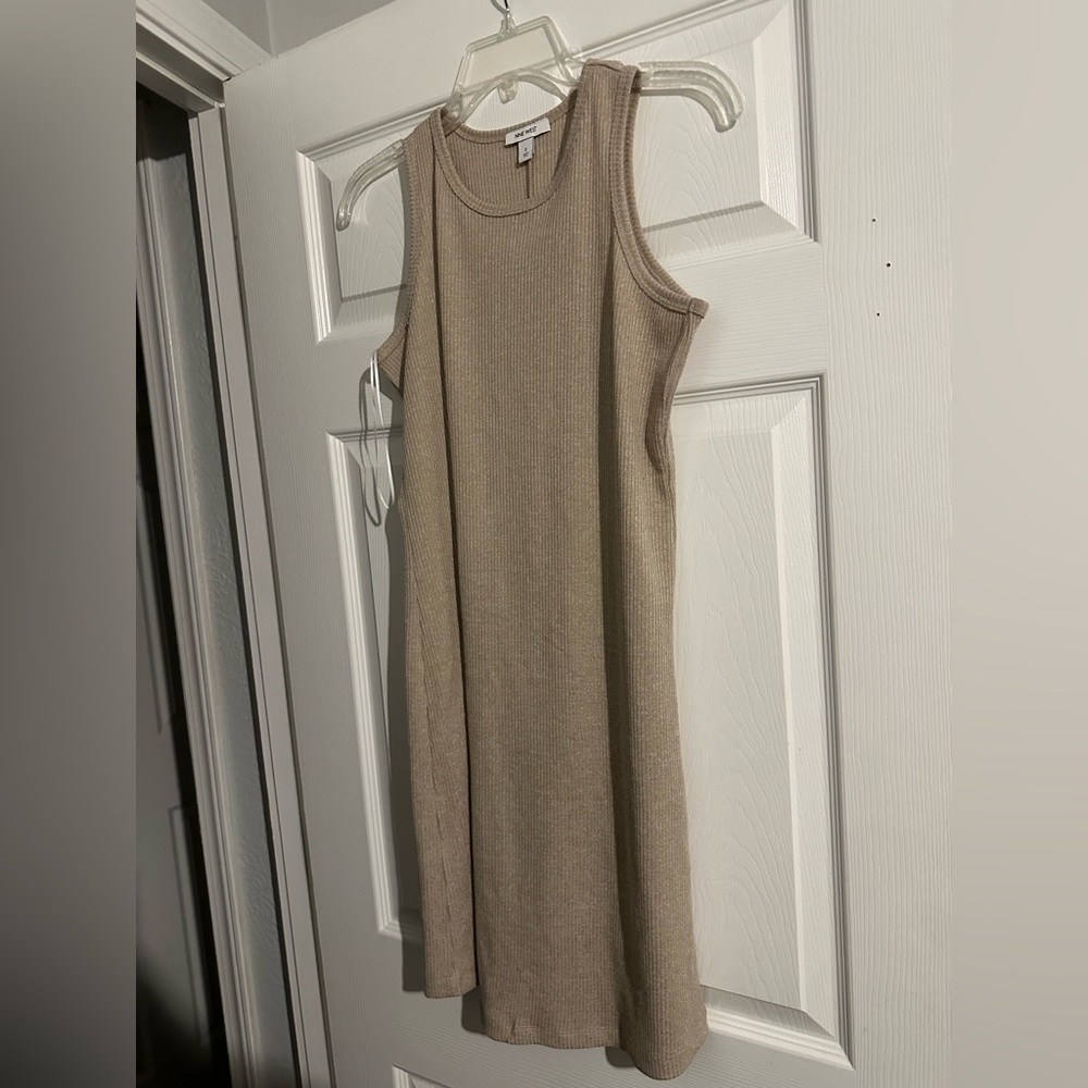 Tan Knit Dress
